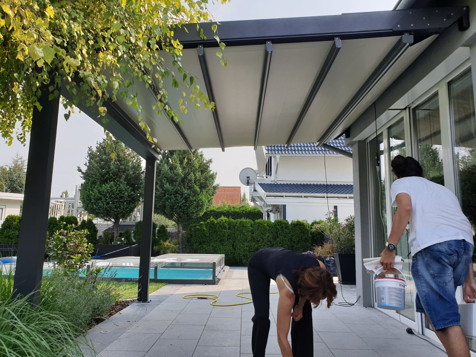 bioklimatische Pergola von T.A.T. Wohnen nach Maß